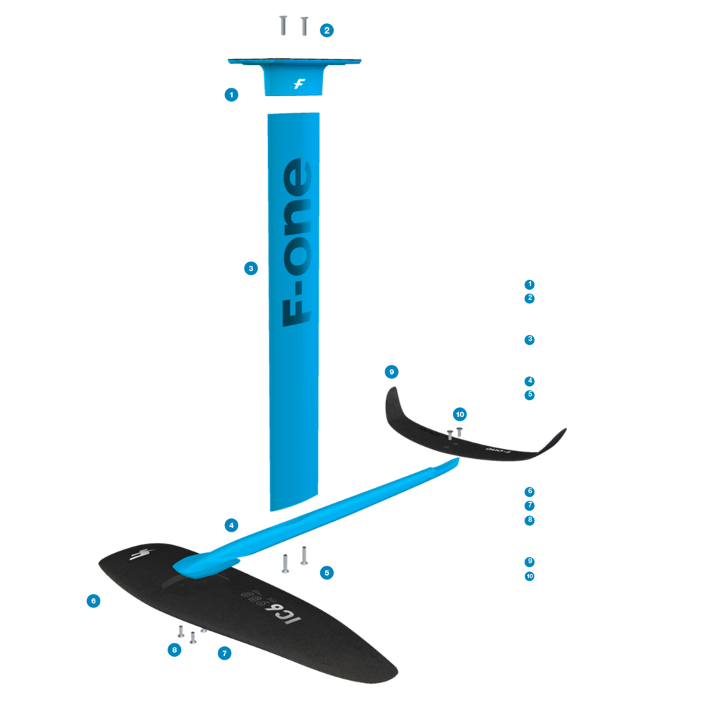 F ONE Foil IC6 950 V3 set up