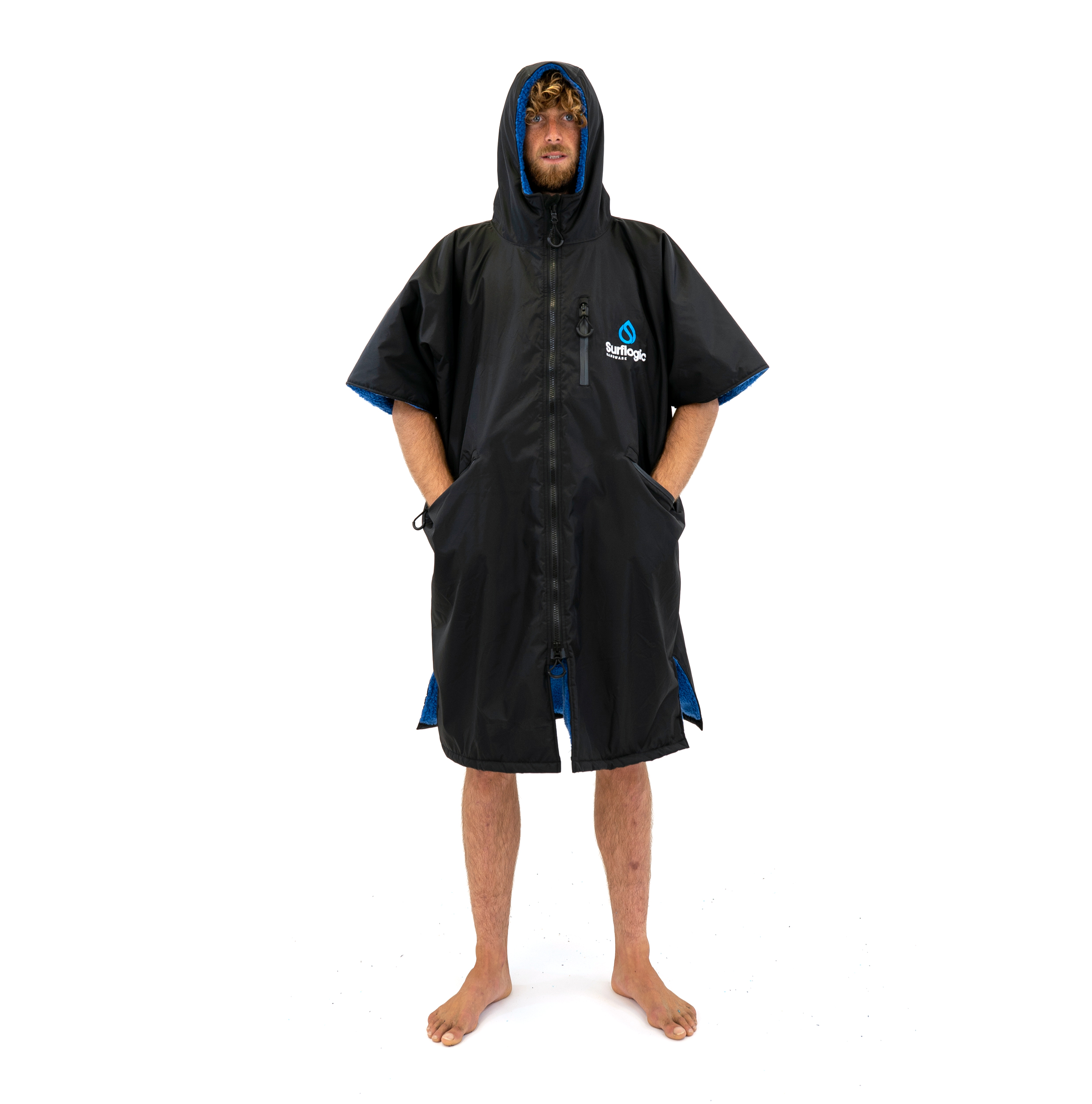 Surf Logic Storm Robe Short Sleeve black