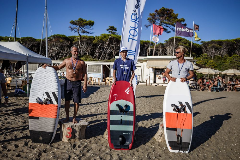 Wing foil tour first podium