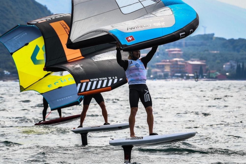 Wing foil tour three wing foil racers