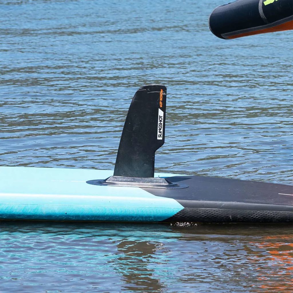 Slingshot sup winder attached to board