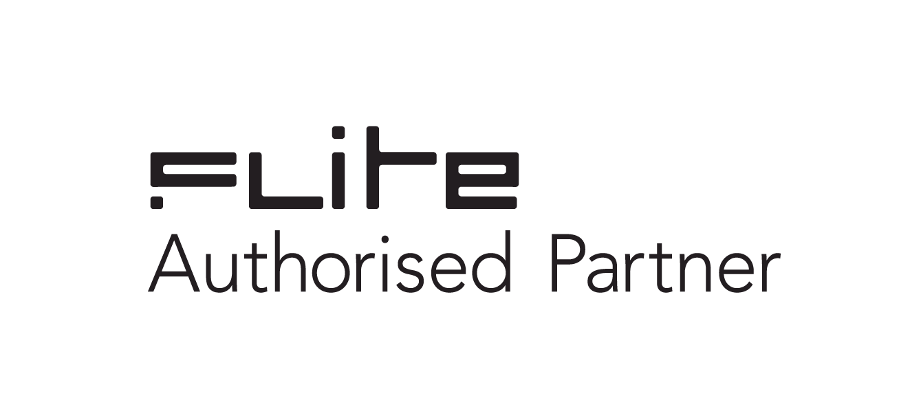Flite Authorised Partner Two Line BLK