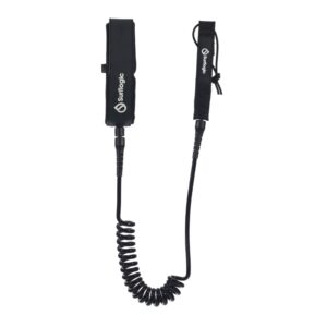 Surflogic coil leash knee