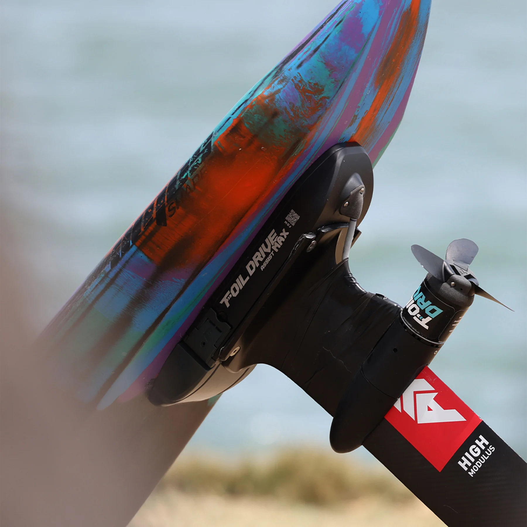 Foil Drive Assist MAX on foilboard